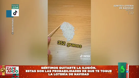 El ejemplo viral que muestra cuáles son las probabilidades de que te toque la Lotería El ejemplo viral que muestra cuáles son las probabilidades de que te toque la Lotería