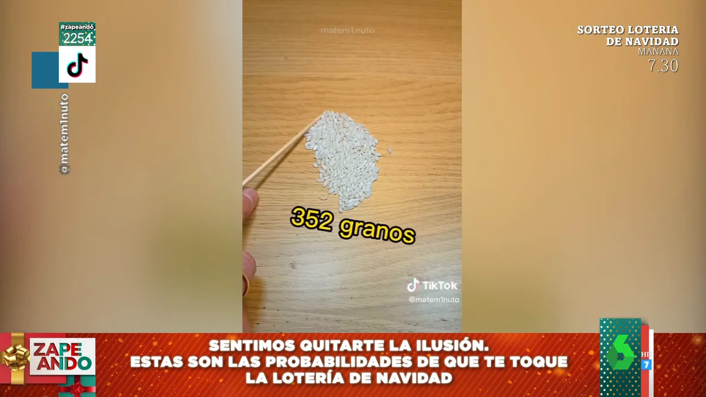 El ejemplo viral que muestra cuáles son las probabilidades de que te toque la Lotería El ejemplo viral que muestra cuáles son las probabilidades de que te toque la Lotería