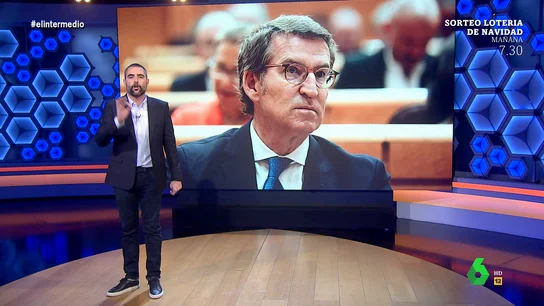 Dani Mateo analiza el lapsus de Feijóo sobre Pedro Sánchez: "Le recomiendo escribirlo cien veces" Dani Mateo analiza el lapsus de Feijóo sobre Pedro Sánchez: "Le recomiendo escribirlo cien veces"
