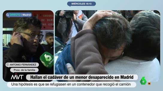 La familia del menor hallado en un vertedero en Toledo: "Dicen que los vieron en la estación... y a partir de ahí nada" La familia del menor hallado en un vertedero en Toledo: "Dicen que los vieron en la estación... y a partir de ahí nada"