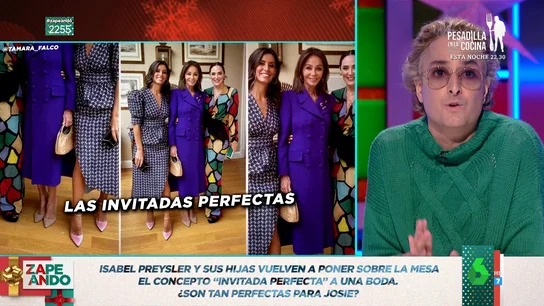 Tamara Falcó, Isabel Preysler y Ana Boyer dejan loco a Josie: "No me apetece conocer a esta gente, no es aspiracional" Tamara Falcó, Isabel Preysler y Ana Boyer dejan loco a Josie: "No me apetece conocer a esta gente, no es aspiracional"