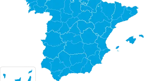 Mapa de España por provincias Mapa de España por provincias