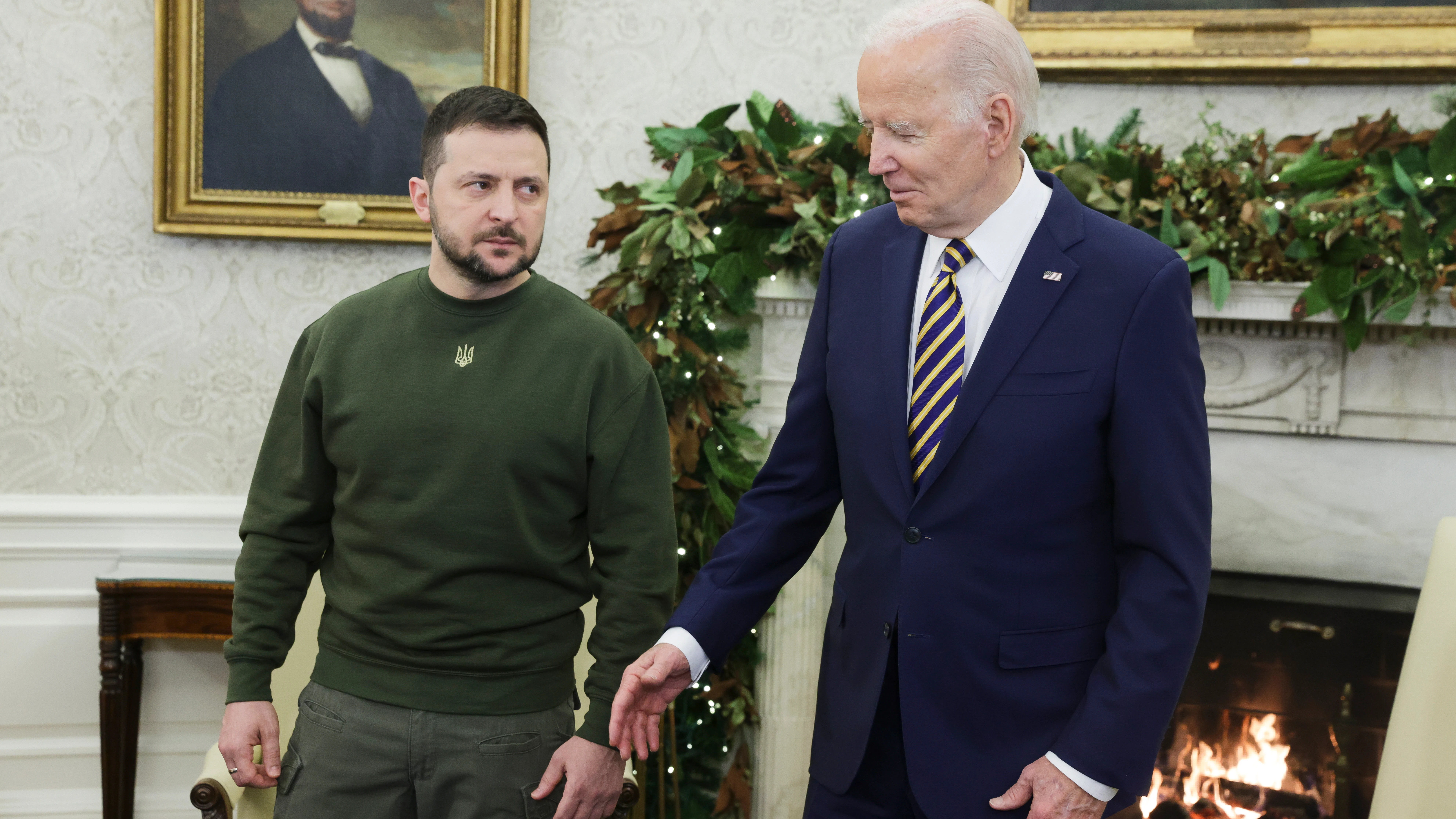 El presidente de los Estados Unidos sostiene una reunión bilateral con el presidente de Ucrania El presidente de los Estados Unidos sostiene una reunión bilateral con el presidente de Ucrania