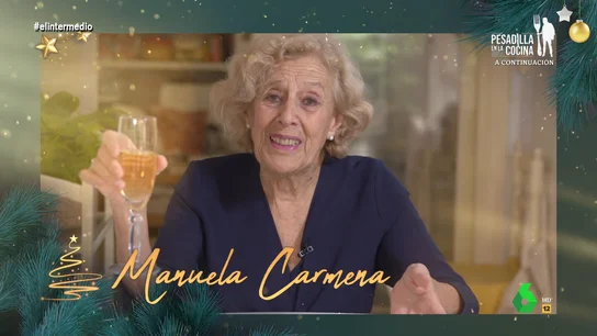 Resines, Carmena, Coixet, Amaia y Almodóvar felicitan la Navidad al equipo de El Intermedio Resines, Carmena, Coixet, Amaia y Almodóvar felicitan la Navidad al equipo de El Intermedio