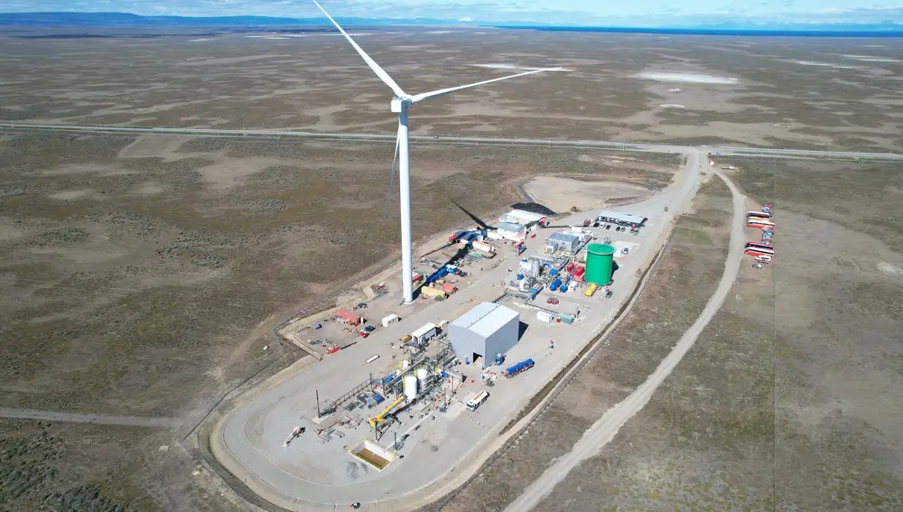 Imagen aérea de las instalaciones de Punta Arena