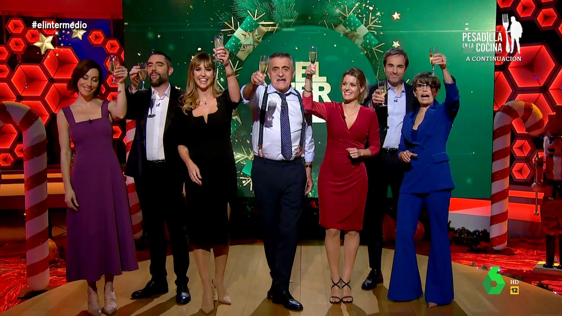 El esperanzador brindis de Sandra Sabatés para despedir 2022 en El Intermedio: "Hay muchos motivos para levantar nuestras copas"sandra