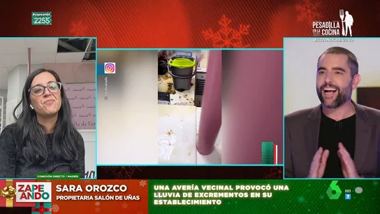 El consejo de Dani Mateo a la propietaria del centro de estética que se llenó de caca El consejo de Dani Mateo a la propietaria del centro de estética que se llenó de caca