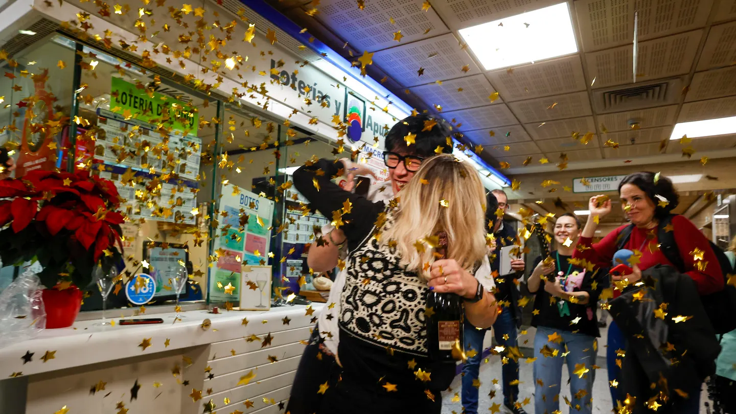 Celebración del Gordo de la Lotería Nacional en Castelló Celebración del Gordo de la Lotería Nacional en Castelló