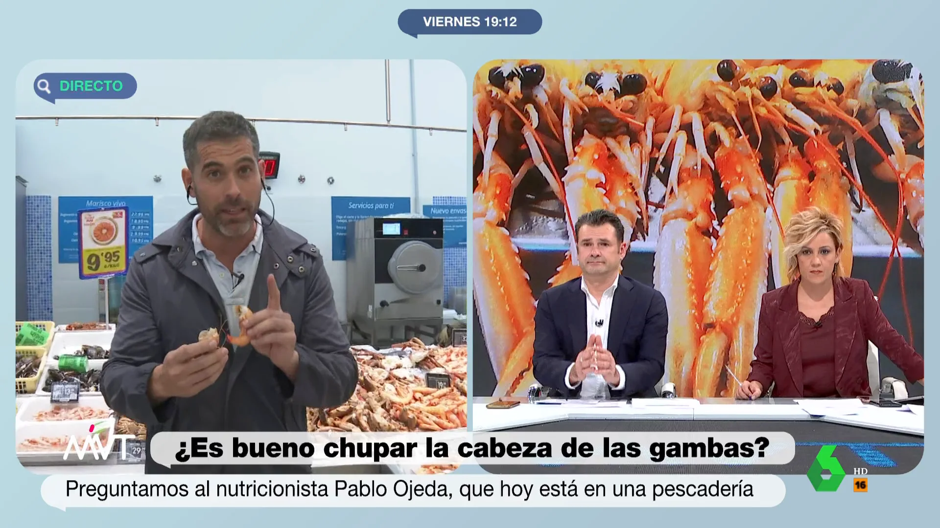 cabeza de gambas