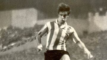 Txetxu Rojo, con el Athletic de Bilbao