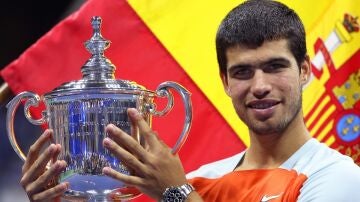 Carlos Alcaraz, con el US Open