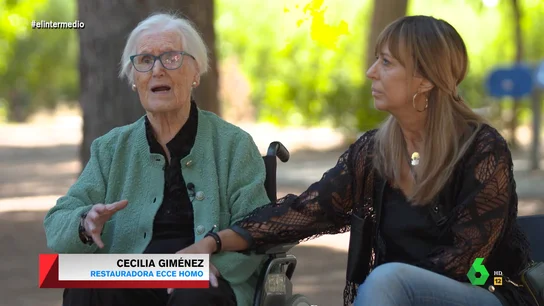 La sobrina de Cecilia recuerda lo mal que lo pasó su tía tras restaurar el Ecce Homo La sobrina de Cecilia recuerda lo mal que lo pasó su tía tras restaurar el Ecce Homo