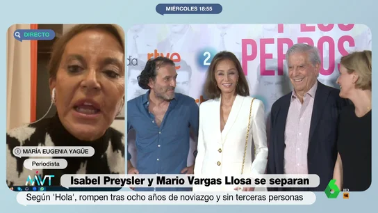 La ruptura de Isabel Preysler y Mario Vargas Llosa ha sido reciente: el escritor estaba en la casa familiar hace una semana La ruptura de Isabel Preysler y Mario Vargas Llosa ha sido reciente: el escritor estaba en la casa familiar hace una semana