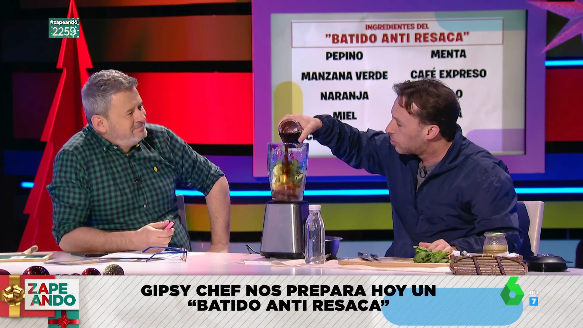 Gipsy Chef cocina en directo la receta de su Batido anti-resaca