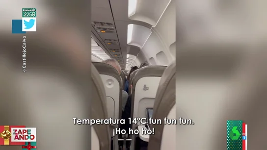 Así anuncia un piloto el aterrizaje en Madrid al ritmo de un villancico Así anuncia un piloto el aterrizaje en Madrid al ritmo de un villancico