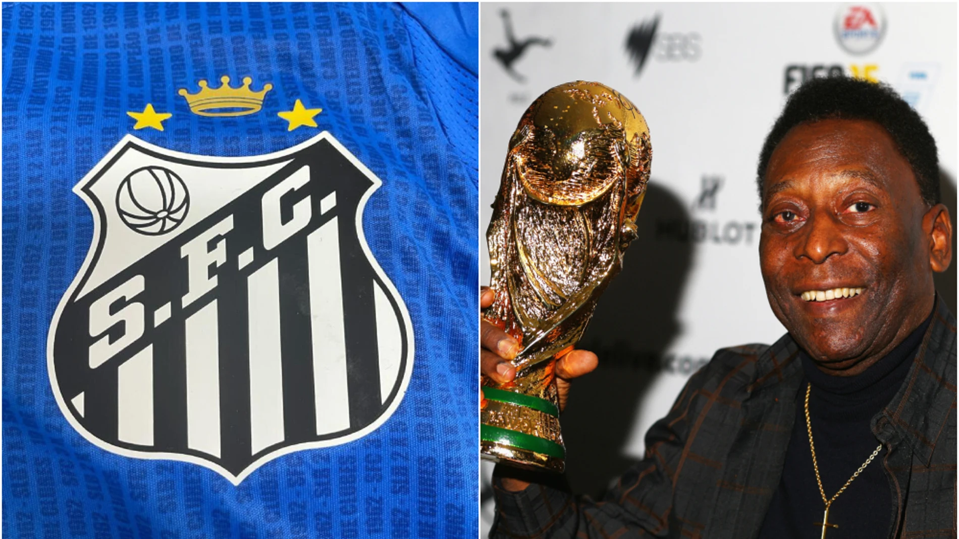 El Santos cambia su escudo en honor a Pelé