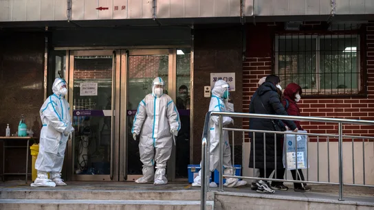 Imagen de una clínica en China. Imagen de una clínica en China.