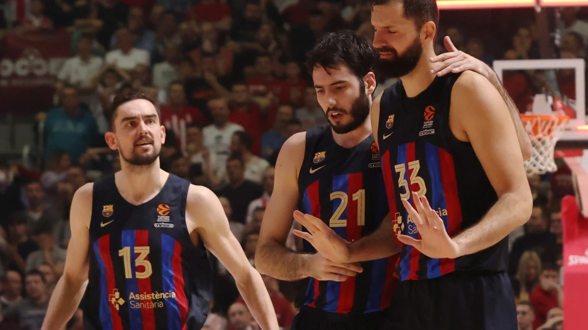 Nikola Mirotic, con el Barça