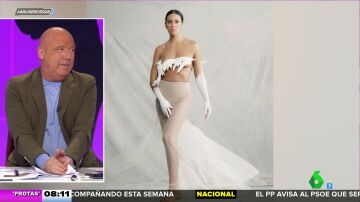 El vestido de Cristina Pedroche, protagonista del test de personalidad de Alfonso Arús. "Yo veo una mantarraya"