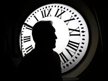 Imagen de archivo de un reloj Imagen de archivo de un reloj