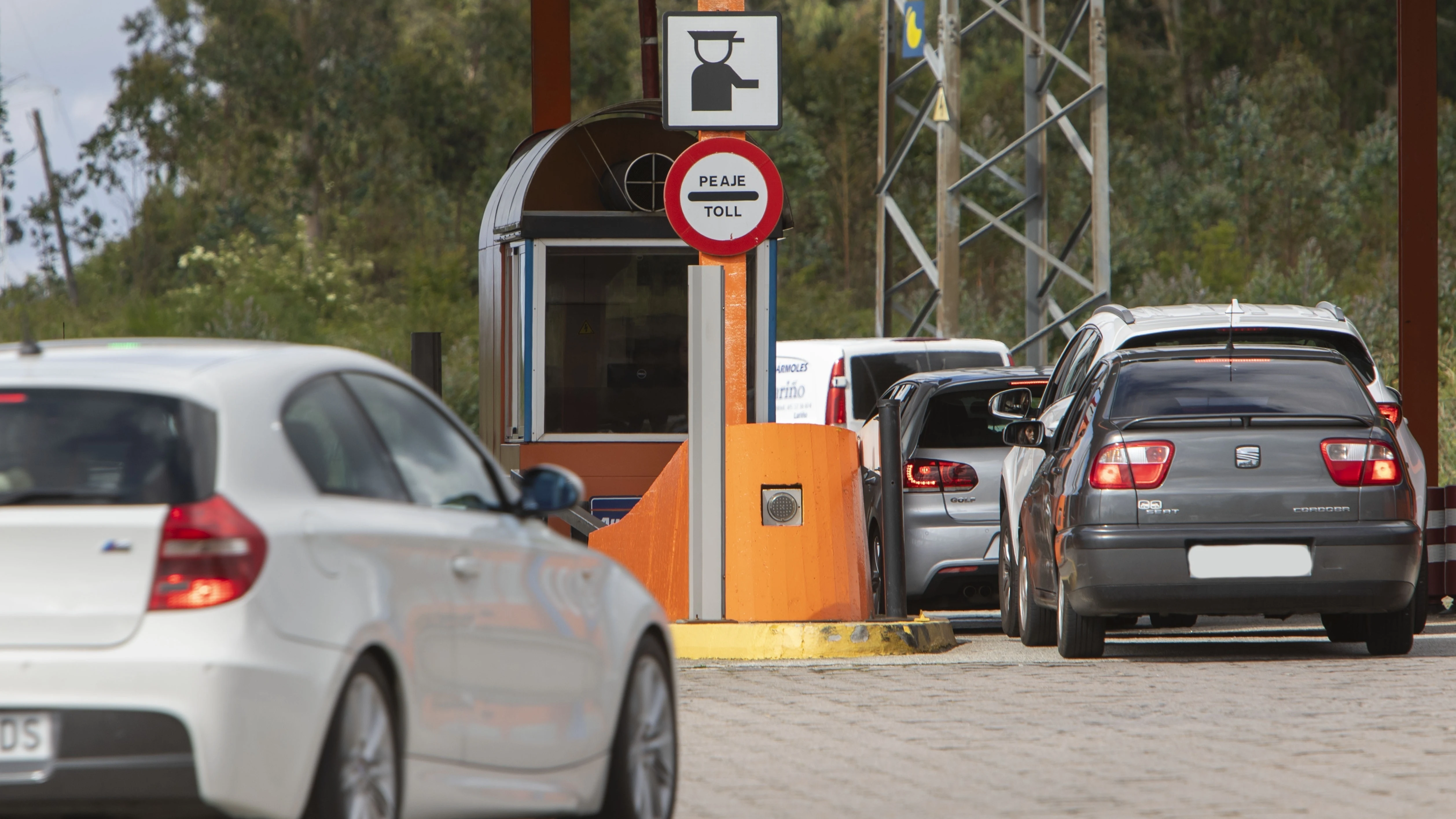 Imagen de archivo de un peaje de autopista.