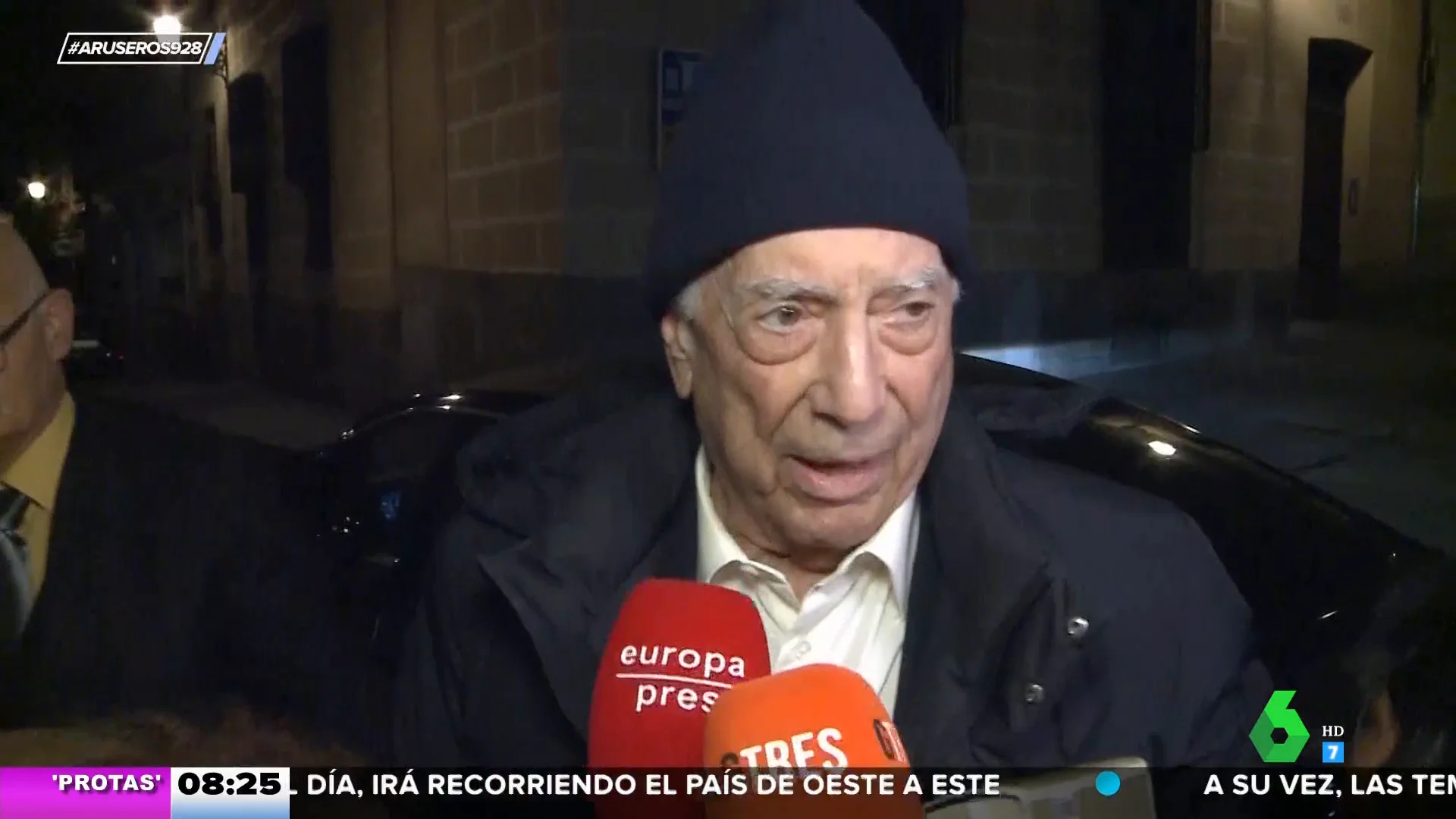 Primeras palabras de Mario Vargas Llosa tras su ruptura con Isabel Preysler: "Los motivos de la ruptura no son ciertos"