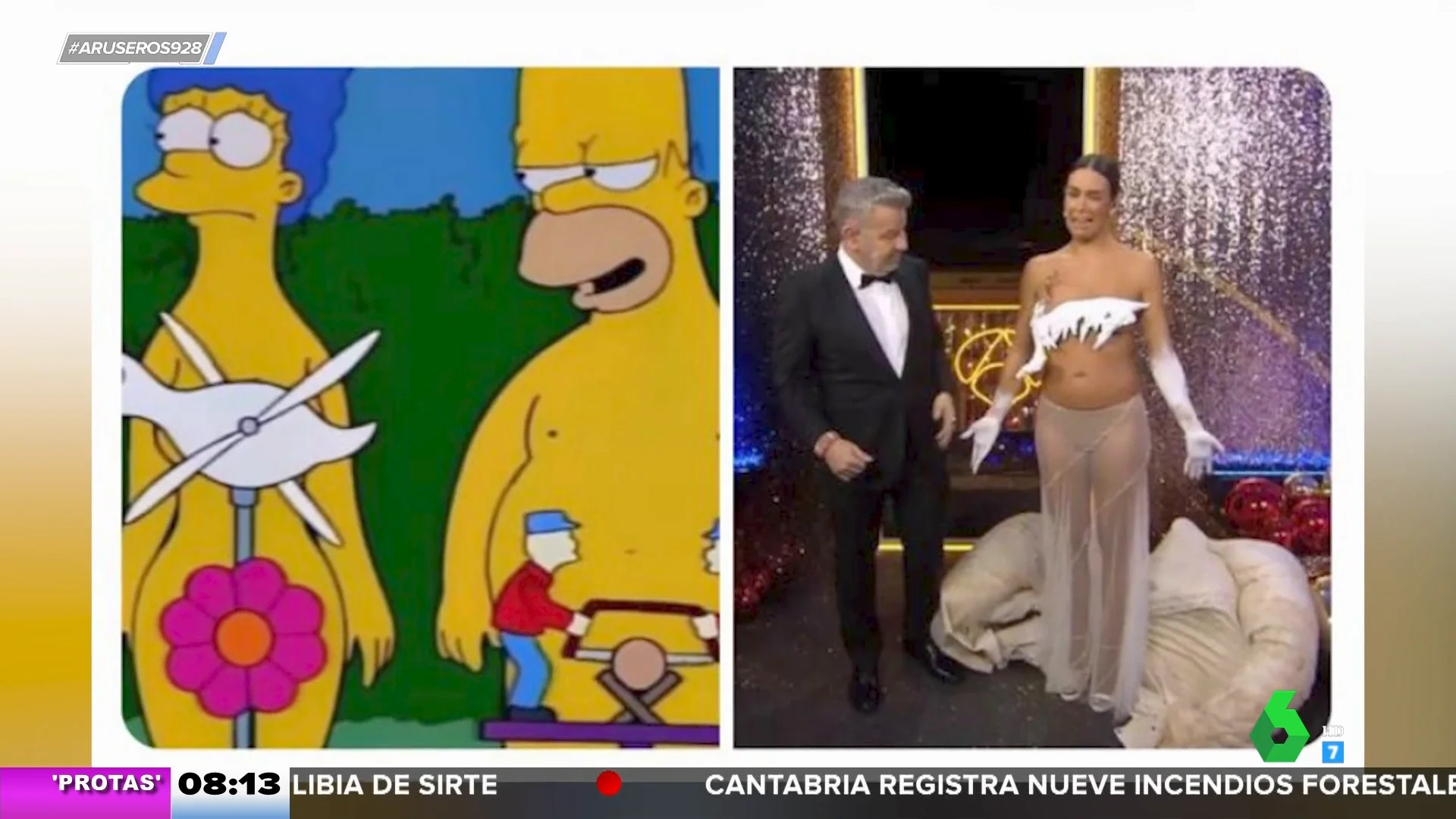 Memes vestido Cristina Pedroche Nochevieja Aruser@s