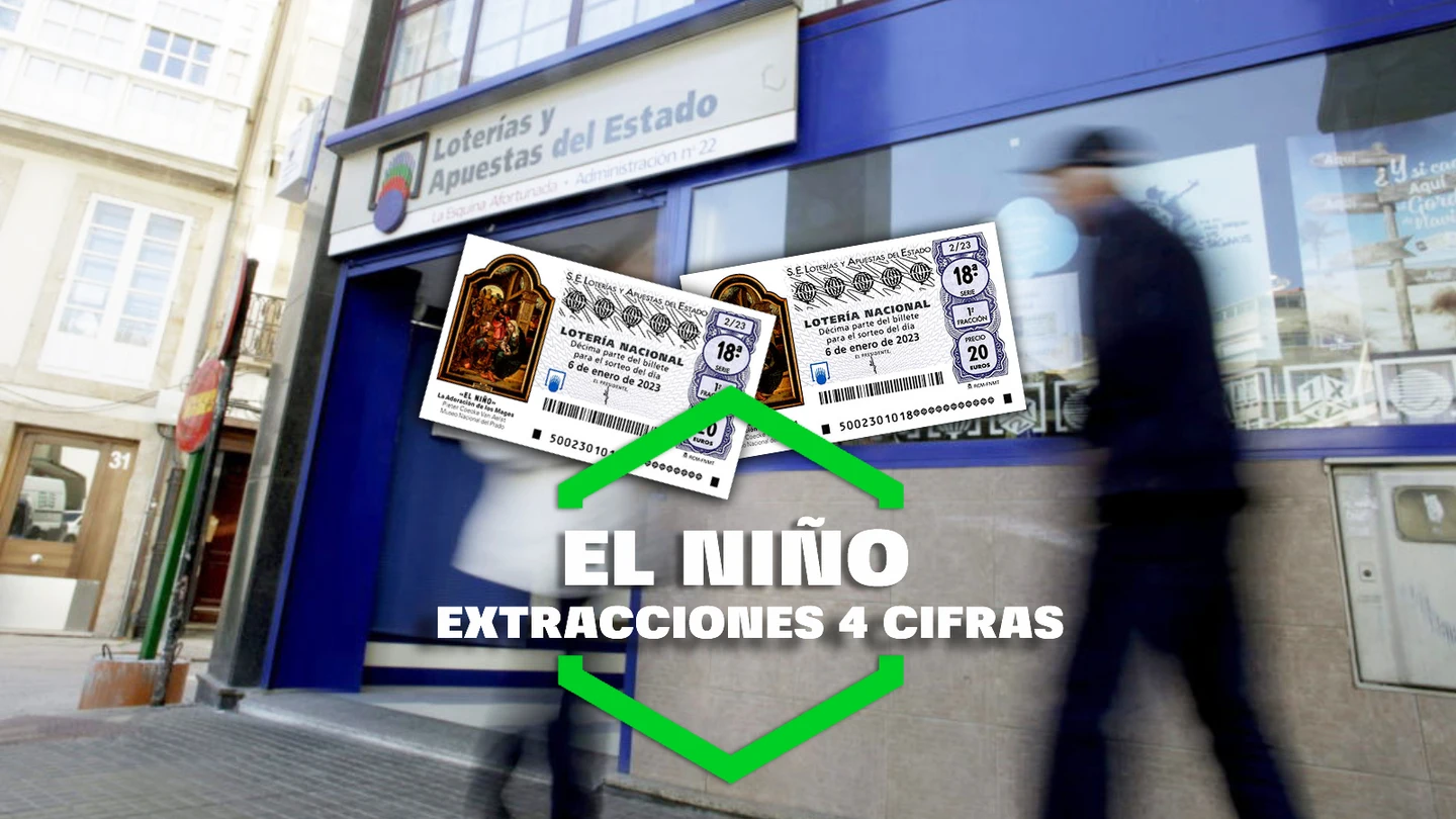 Estos son los números premiados en las extracciones que reparten 350 euros en la Lotería del Niño Estos son los números premiados en las extracciones que reparten 350 euros en la Lotería del Niño