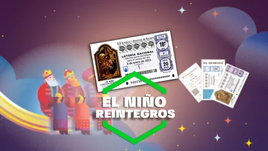 Los tres reintegros de la Lotería del Niño, que reparten 20 euros por décimo Los tres reintegros de la Lotería del Niño, que reparten 20 euros por décimo