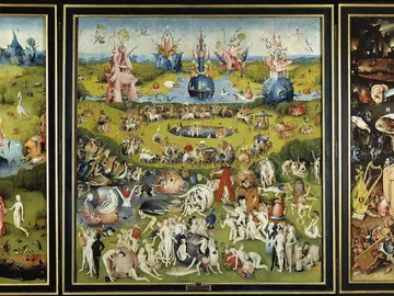 Cuadro 'El Jardín de las Delicias' de El Bosco Cuadro 'El Jardín de las Delicias' de El Bosco