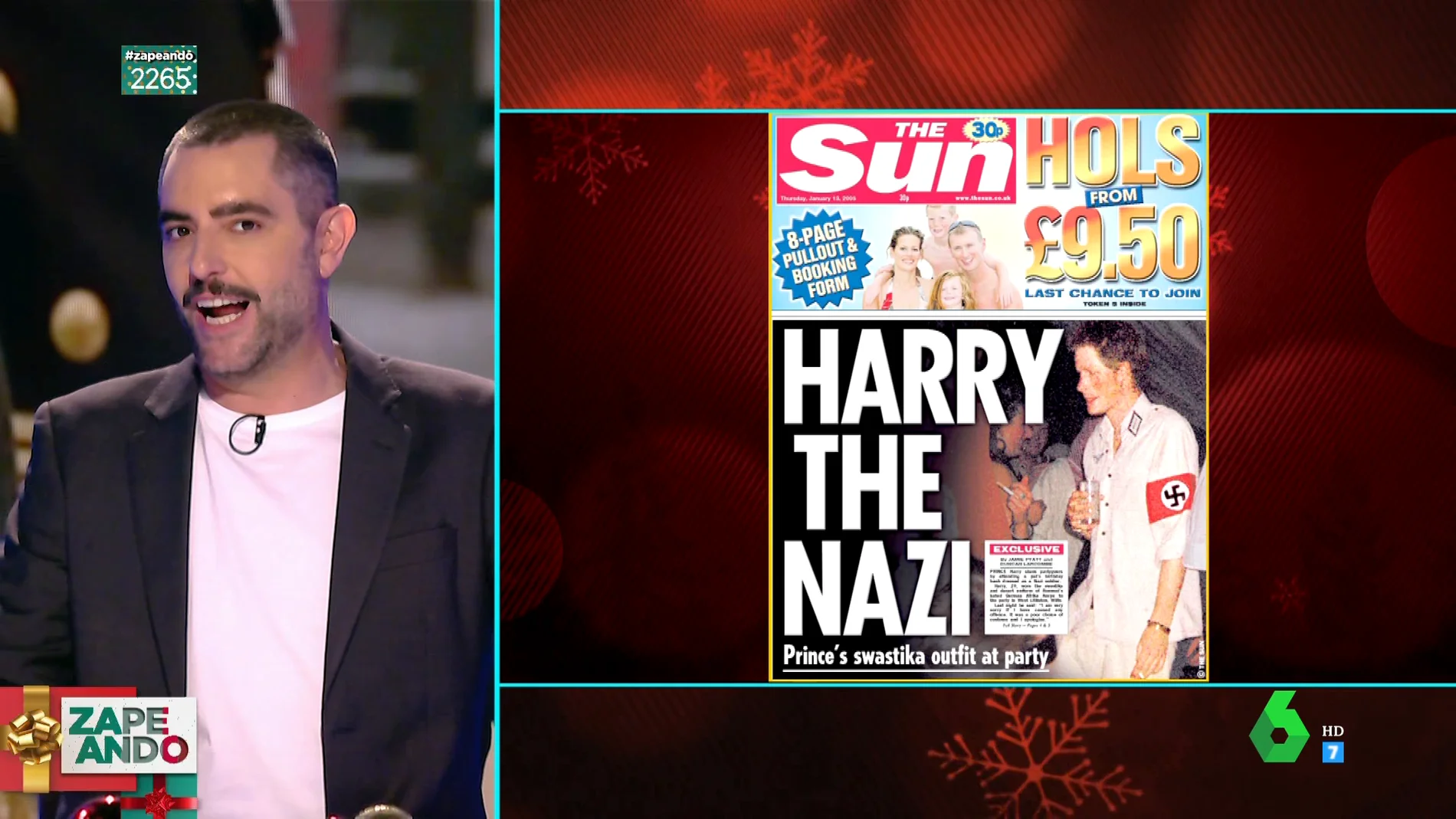 Harry desvela quién estuvo detrás de su criticado disfraz de nazi