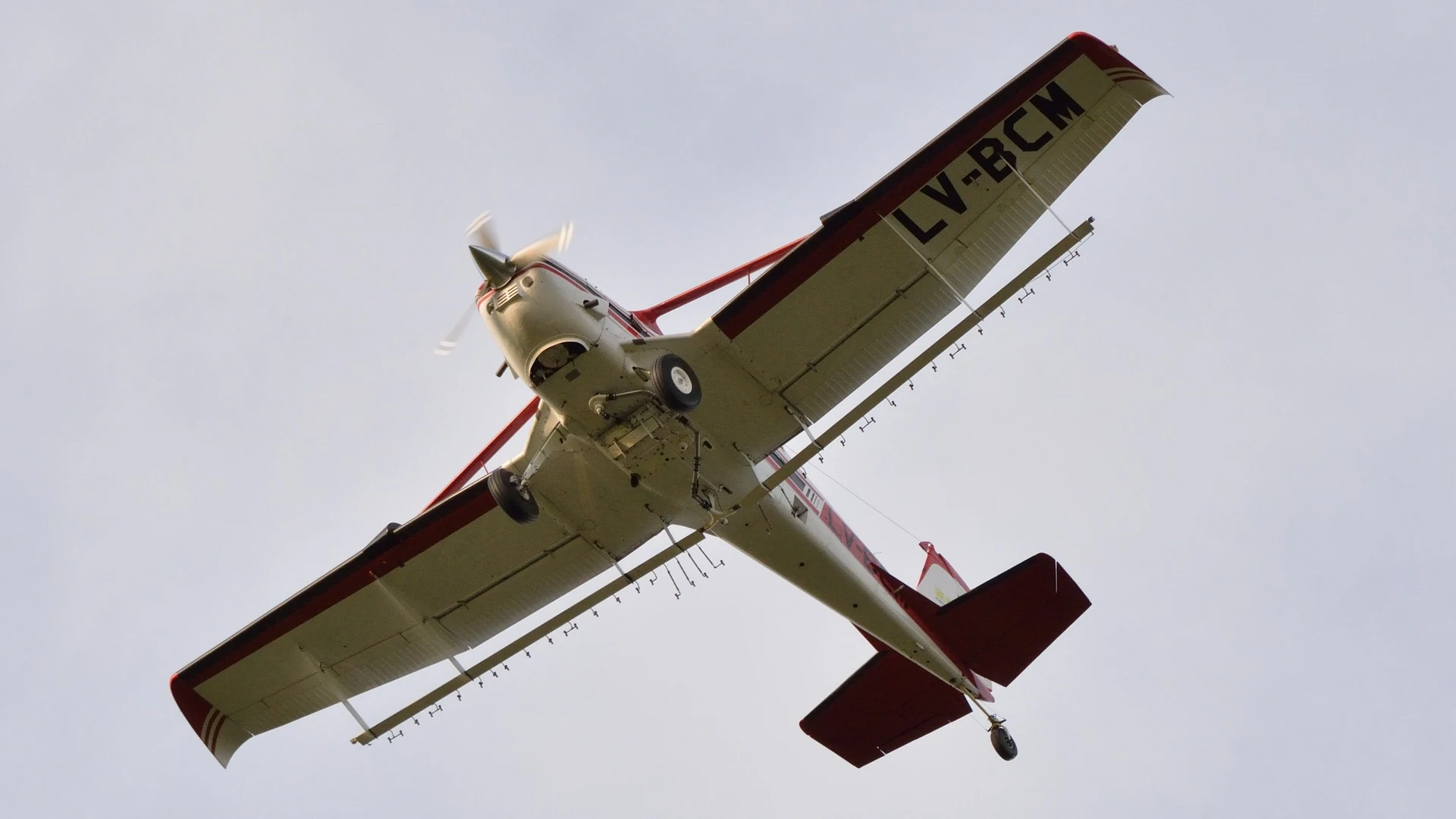 Imagen de archivo de una avioneta