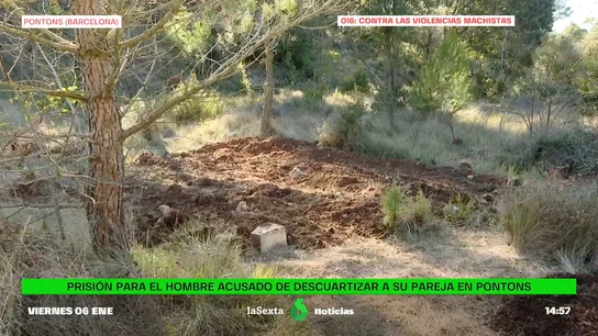Investigan a un hombre por asesinar a su pareja, descuartizarla y enterrarla meses después en Pontons (Barcelona) Investigan a un hombre por asesinar a su pareja, descuartizarla y enterrarla meses después en Pontons (Barcelona)