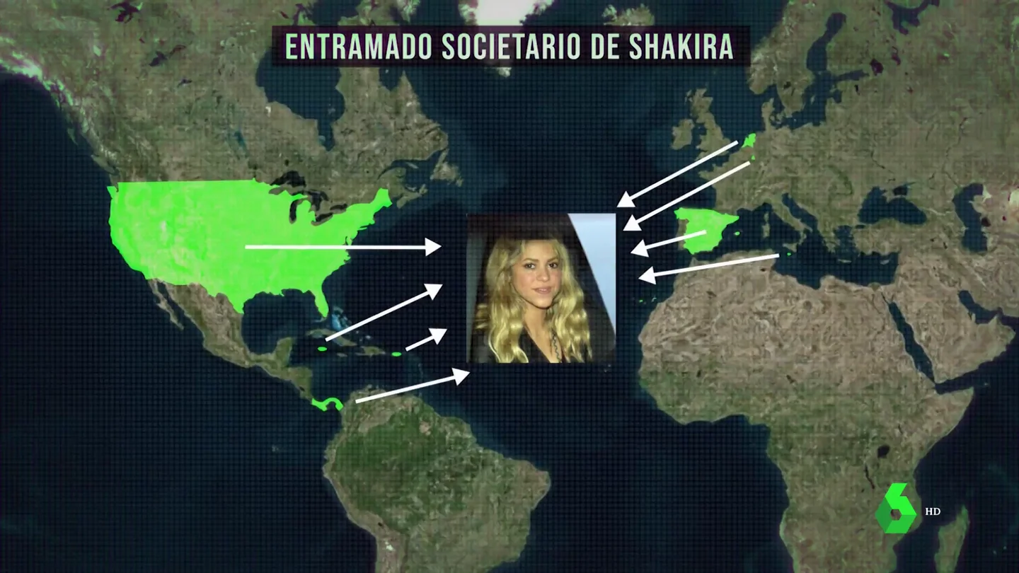Este es el entramado societario de Shakira que se extiende por todo el planeta Este es el entramado societario de Shakira que se extiende por todo el planeta