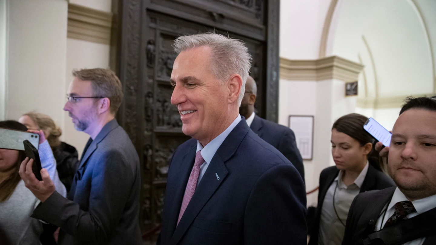 El líder republicano de la Cámara de Representantes, Kevin McCarthy El líder republicano de la Cámara de Representantes, Kevin McCarthy