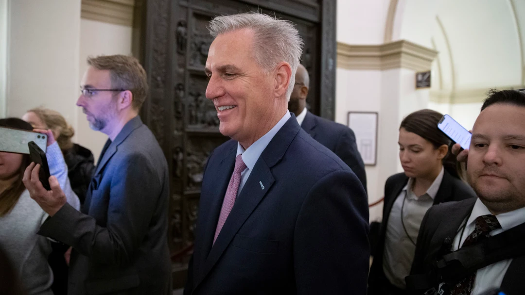 El líder republicano de la Cámara de Representantes, Kevin McCarthy