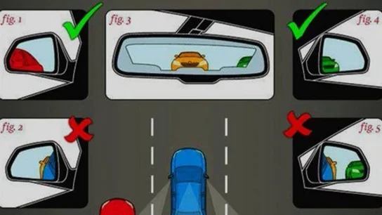 La Guardia Civil desata la polémica en redes: esta es la forma correcta de ajustar los retrovisores del coche La Guardia Civil desata la polémica en redes: esta es la forma correcta de ajustar los retrovisores del coche