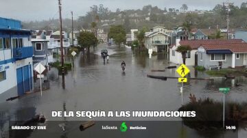 De la sequía a las inundaciones: la bomba ciclónica empeorará más la situación de los vecinos de California