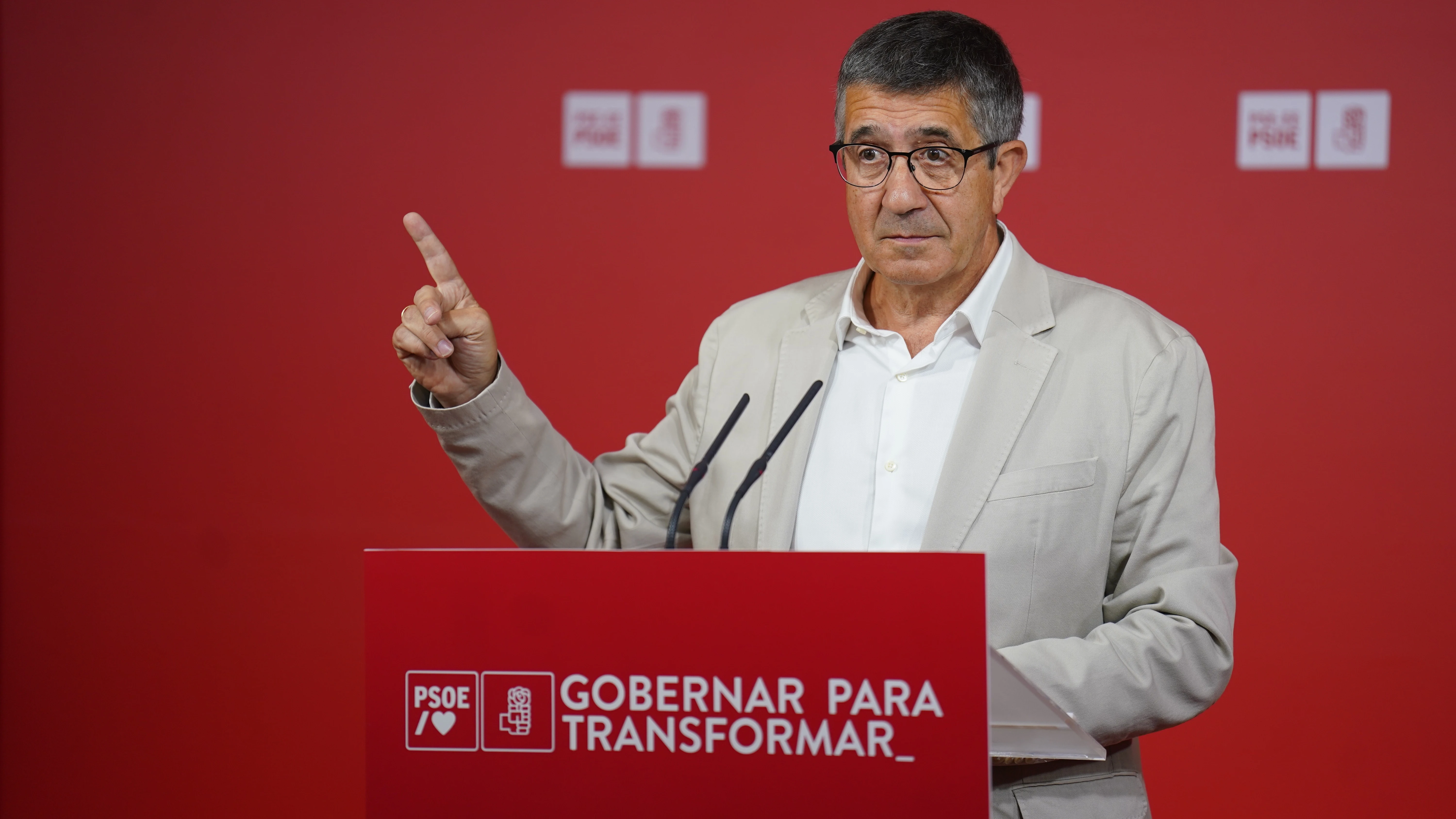 Patxi López tacha de "chantaje constitucional" la ultima propuesta del PP para el CGPJ