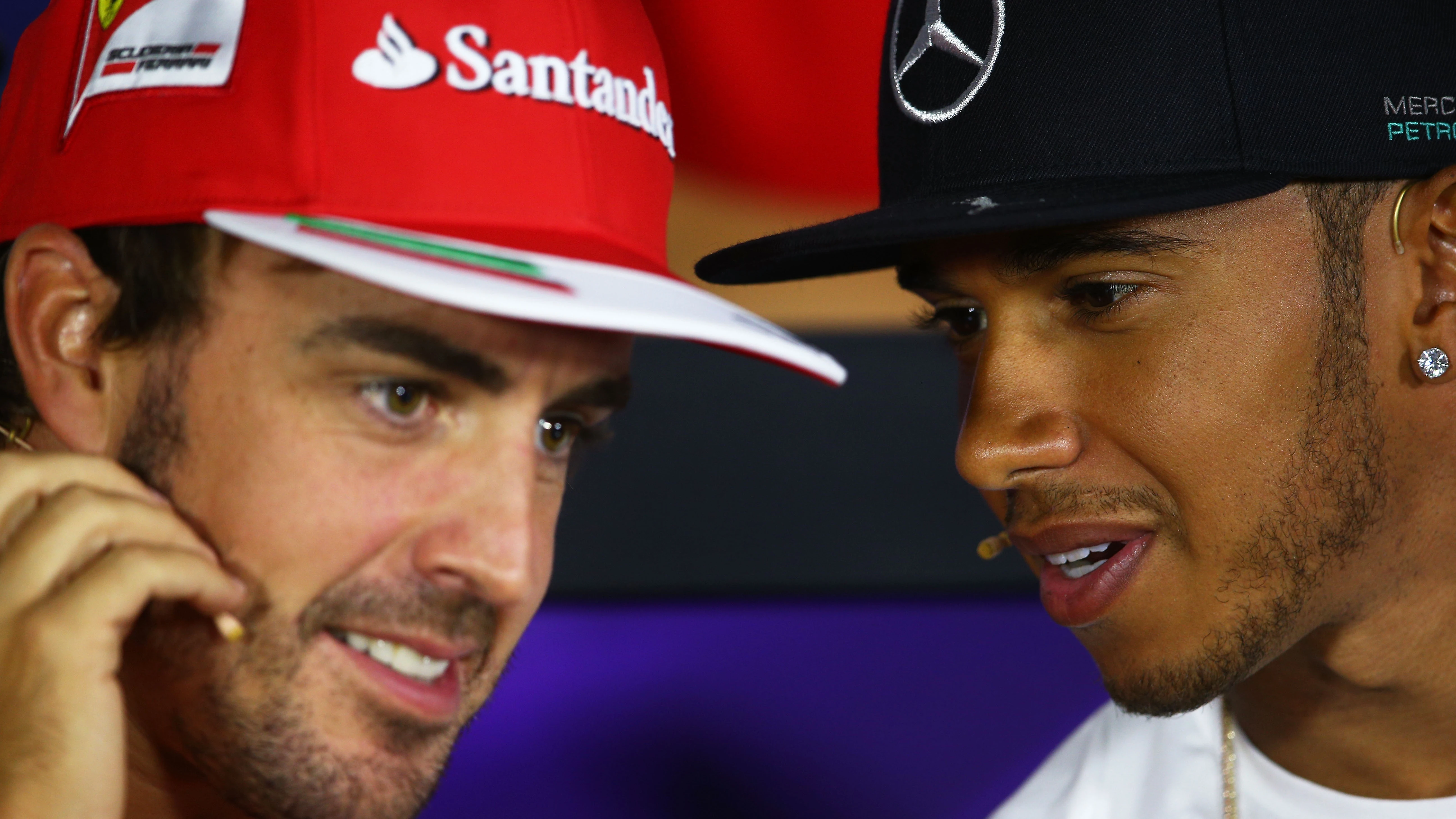 Fernando Alonso y Lewis Hamilton