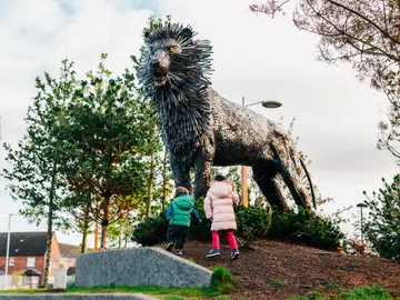 Plaza de C.S. Lewis. Belfast. Plaza de C.S. Lewis. Belfast.