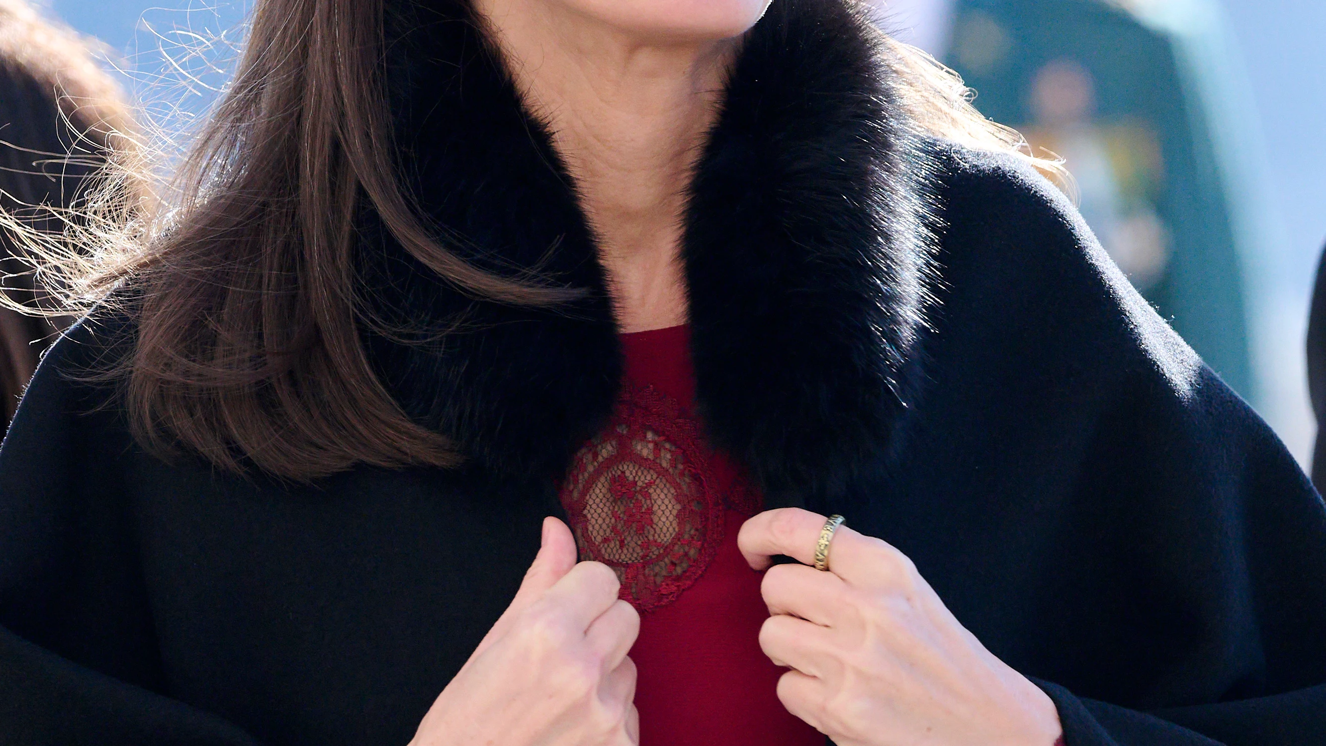 La reina Letizia, durante la Pascua Militar