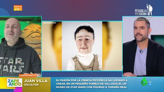 La reacción de Dani Mateo al conocer la escultura más extraña que le han pedido a Juan Villa La reacción de Dani Mateo al conocer la escultura más extraña que le han pedido a Juan Villa