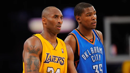 Kobe Bryant y Kevin Durant Kobe Bryant y Kevin Durant