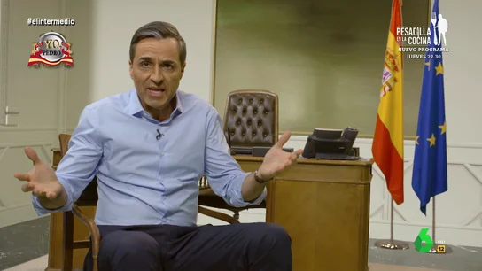 'Pedro Sánchez' protagoniza 'Yo, Pedro' en El Intermedio: "Somos el Gobierno más progresita y también el más gafe" 'Pedro Sánchez' protagoniza 'Yo, Pedro' en El Intermedio: "Somos el Gobierno más progresita y también el más gafe"
