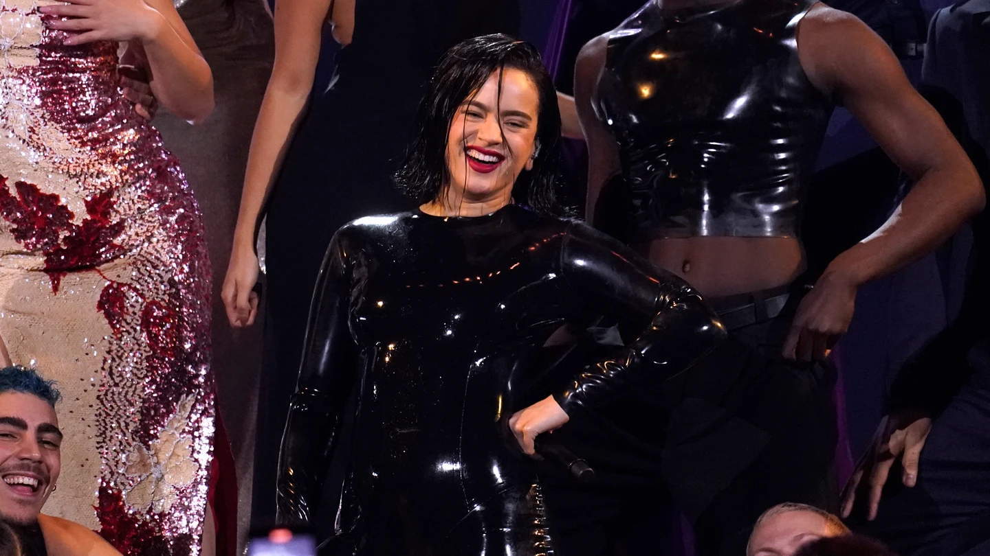 Rosalía, durante su actuación en los Grammy Rosalía, durante su actuación en los Grammy