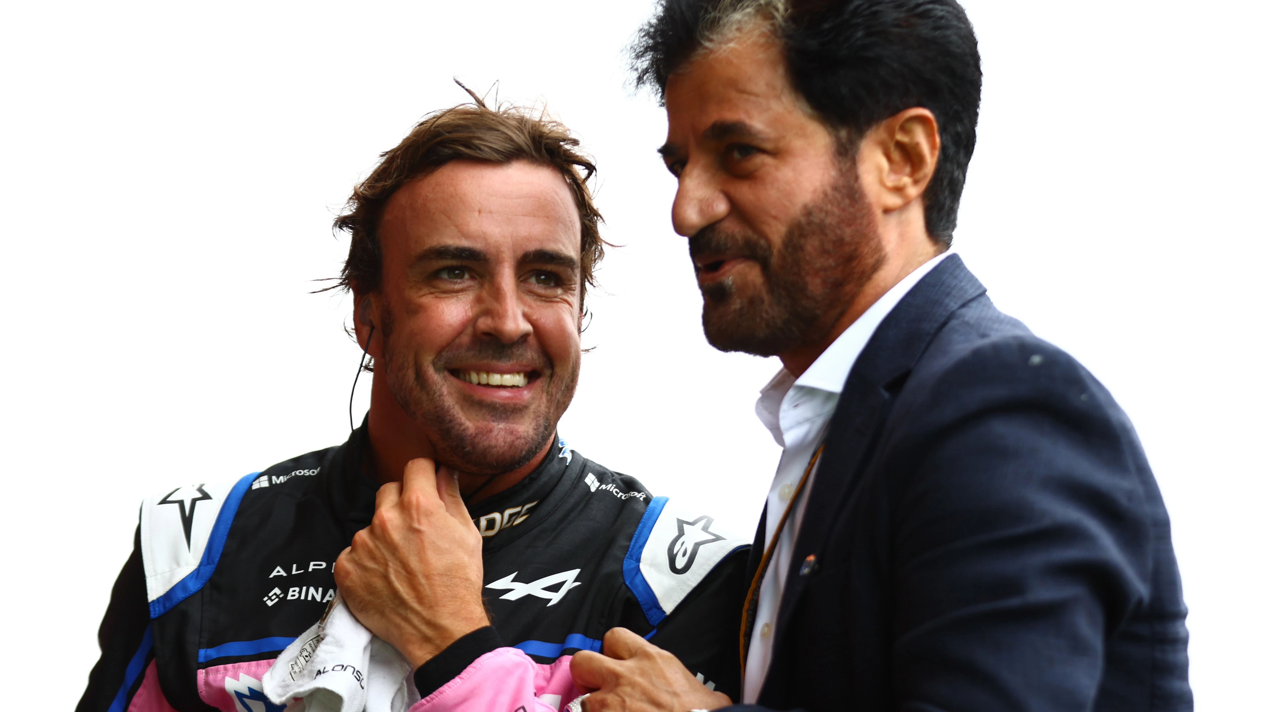 Mohammed ben Sulayem y Fernando Alonso