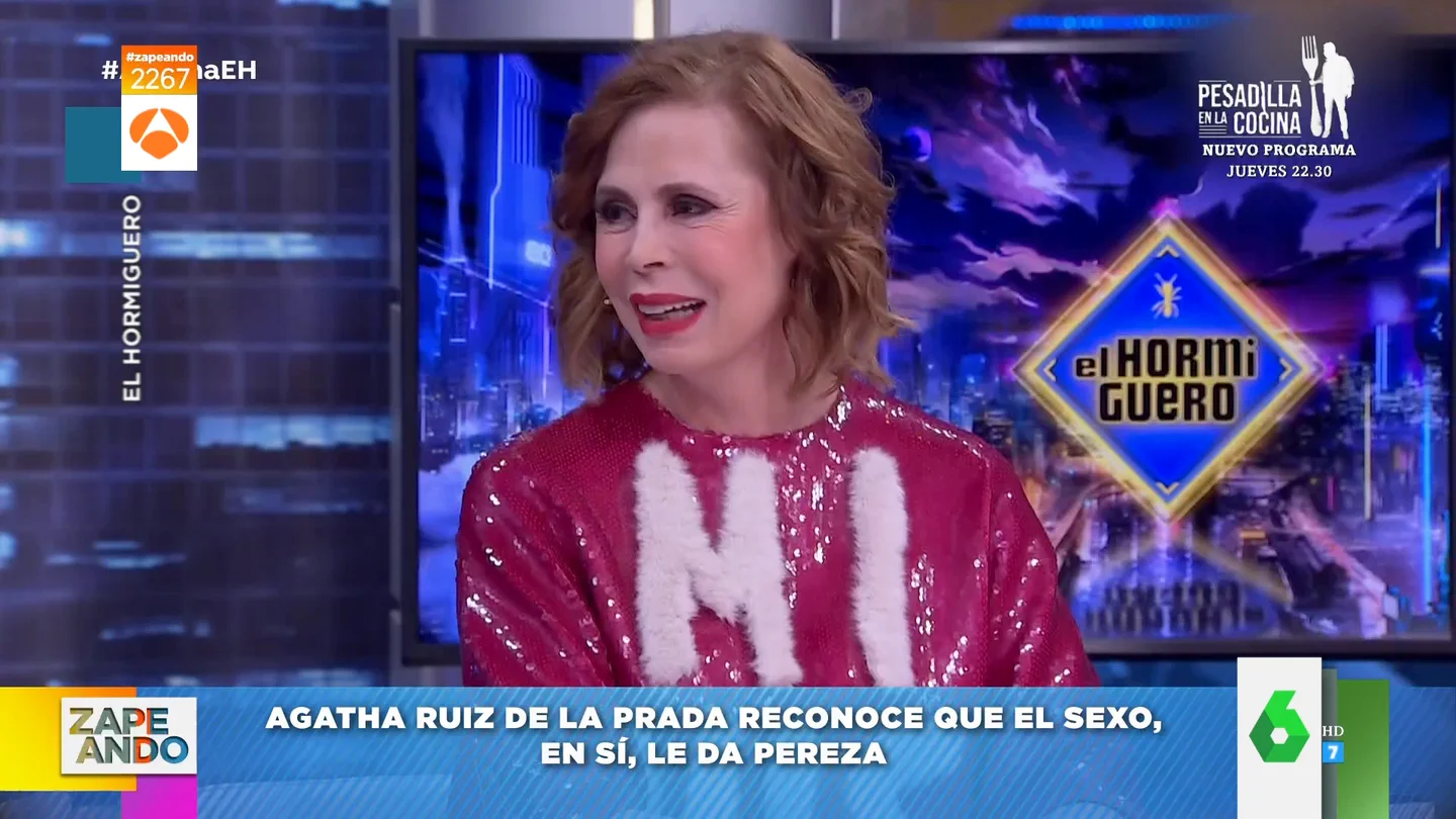 La confesión más íntima de Ágatha Ruiz de la Prada a Pablo Motos que acabó en cobra La confesión más íntima de Ágatha Ruiz de la Prada a Pablo Motos que acabó en cobra