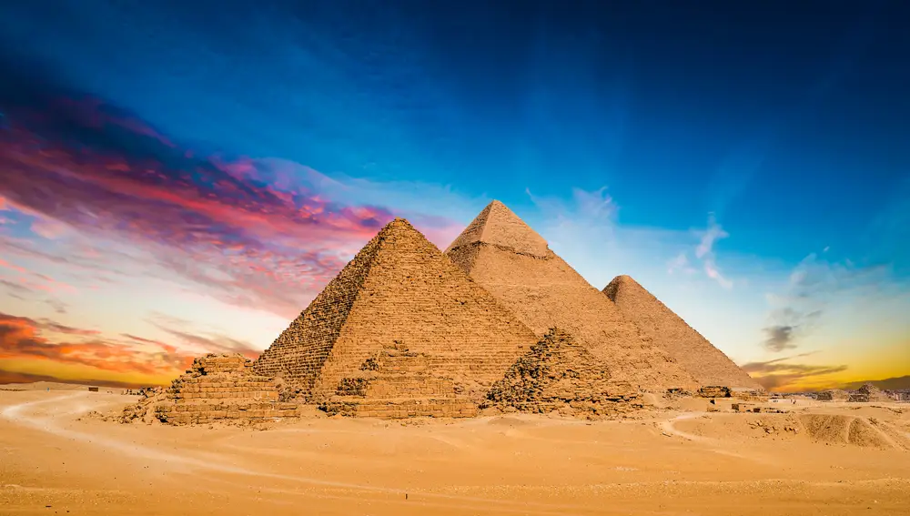 Pirámides de Guiza, en Egipto