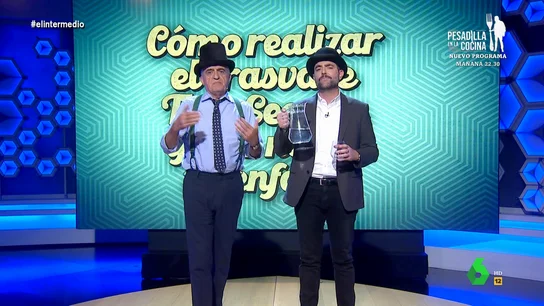 El Gran Wyoming y Dani Mateo presentan en El Intermedio el curso 'Cómo realizar el trasvase Tajo-Segura El Gran Wyoming y Dani Mateo presentan en El Intermedio el curso 'Cómo realizar el trasvase Tajo-Segura